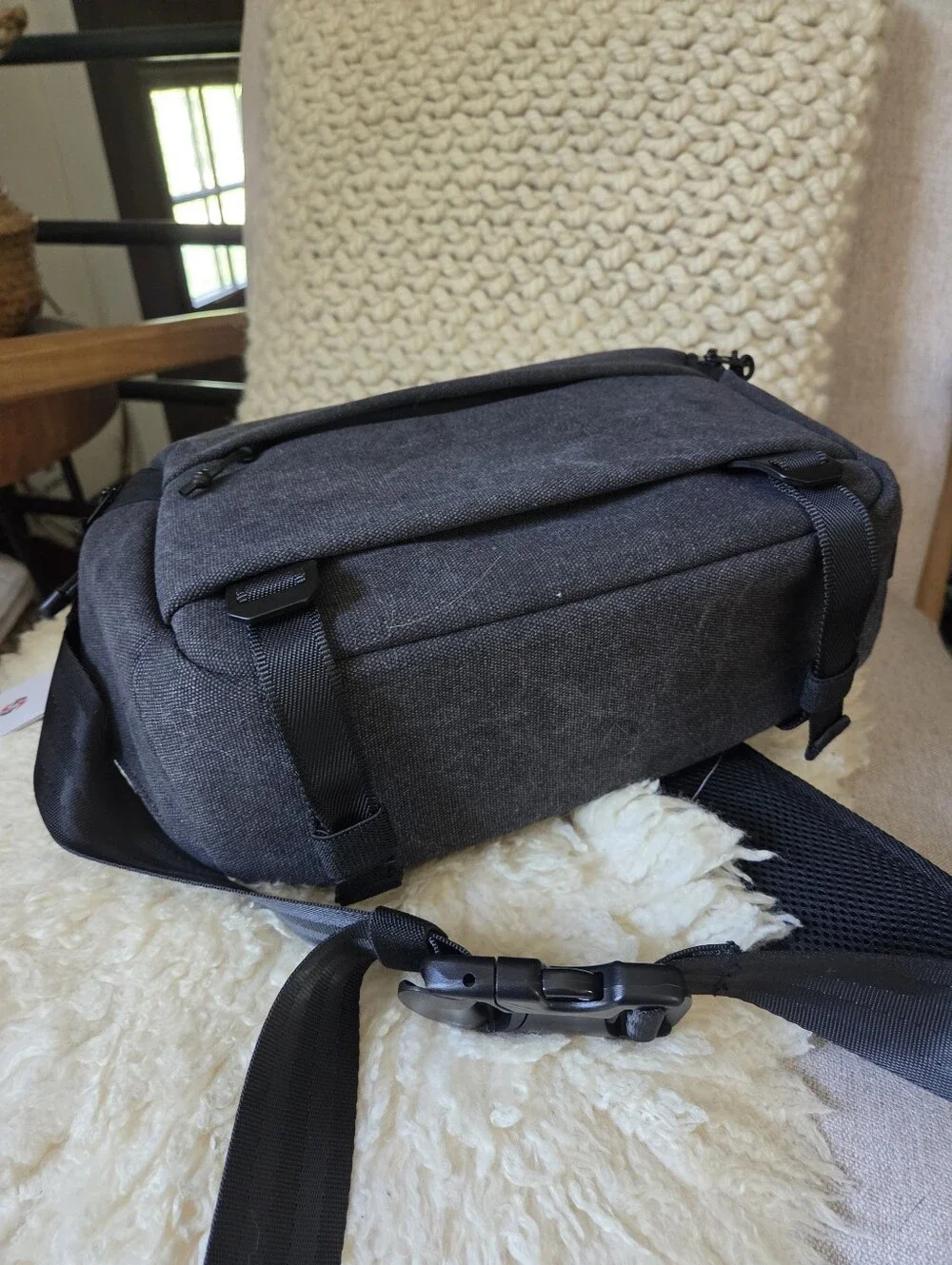 TULLIO Camera Bag Crossbody, 6L Waterproof Sling Bag